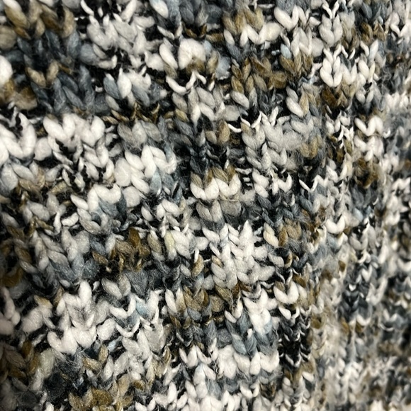 Dex Rib Marled Mock Neck Heavy Knit Popover Sweater Small - Picture 7 of 7